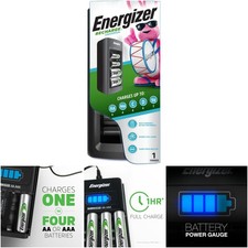 Recharge Universal Charger NiMH AA AAA C D 9V Batteries Adapter