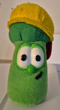 Veggie Tales, Junior Asparagus, Big Idea  Lyric Studios, Plush Stuffed 7" RARE