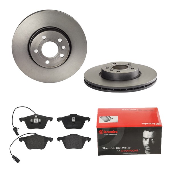 Brembo Bremsscheiben Ø313MM + BremsbelÄGe Vorne FÜR VW Transporter T4 Sharan-image