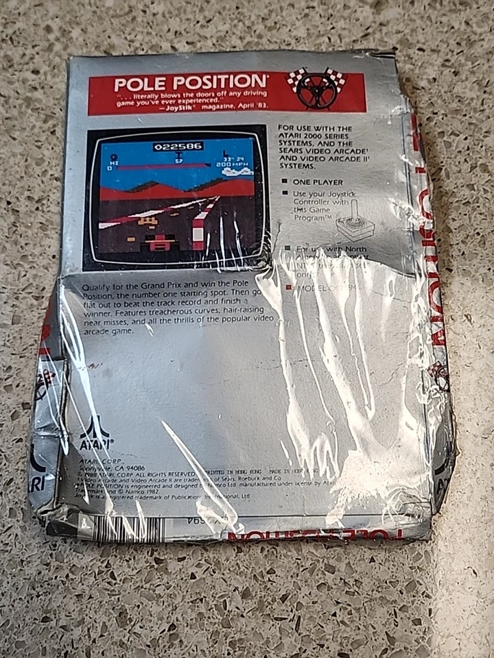 Pole Position Atari 2600 Namco Racing Game In Banged Sealed Box - Image 3 of 4