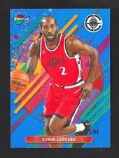 2025-26 Topps Finest Kawhi Leonard Rare Blue Refractor 85/99 Clippers