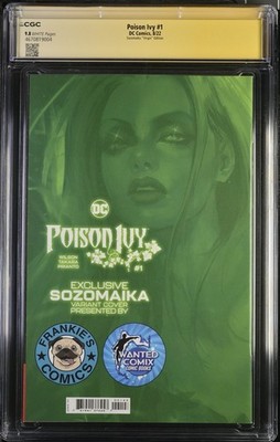 Poison Ivy #1 Sozomaika CGC SS 9.8 Exclusive Virgin Signed + Ivy