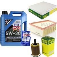 Inspektionspaket 5L Liqui Moly Longtime 5W-30 FüR VW Polo 1.9 TDI 1.4 Fox Skoda