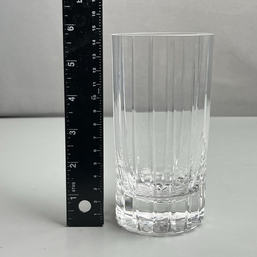 SINGLE Williams-Sonoma Dorset Cut Crystal Highball Glass 5.75" Vertical Lines - Picture 13 of 13