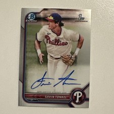 2022 Bowman Chrome - Prospect Autographs Gavin Tonkel #CPA-GTL (AU, RC)