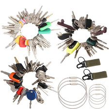 128 Heavy Equipment Keys Master Set, Construction Excavator Ignition Keys for