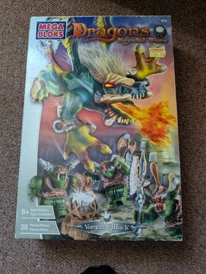 Mega Bloks Dragons Krystal Wars 9873 Vorgan Attack 