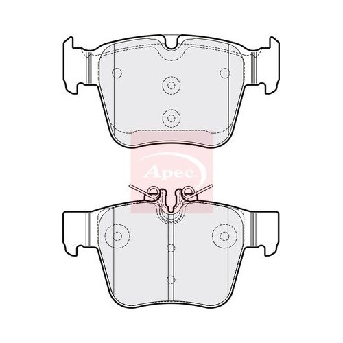 For MERCEDES C-CLASS W205 2013 to 2023 BRAKE PADS (REAR) (R90) PAD2131