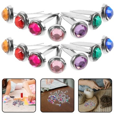  50 Pcs Papierbastel-brads Befestigungselemente Für Bastelarbeiten Dekorative