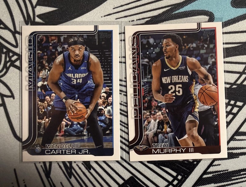Trey Murphy III & Wendell Carter Jr. Topps 2025 - Lot Of 2