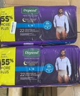 44 Count Depend Night Defense Adult Incontinence Underwear for Men, Disposable,