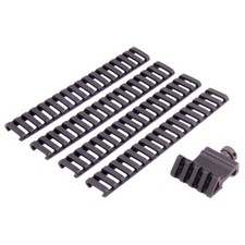 4pcs Picatinny Rails Ladder Rubbery Cover  Rail Mount