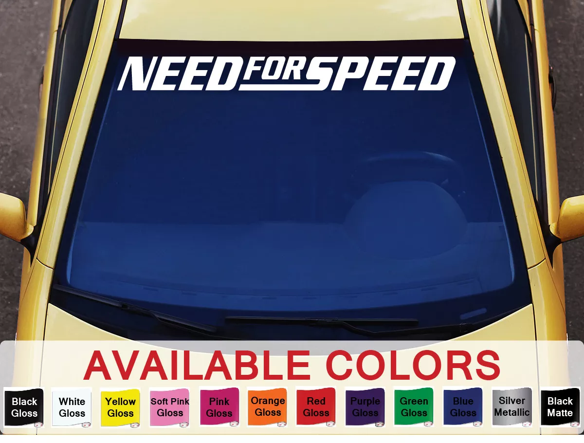 I Feel The Need The Need For Speed VINYL DECAL STICKER Car Window