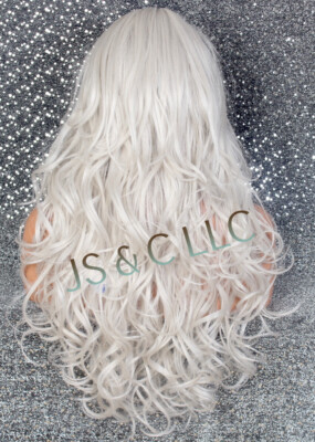 Human hair blend grey curly wavy wig with bang Dark Salt and Pepper Kinky Curly Wigs Glueless Bob Human  main image 2