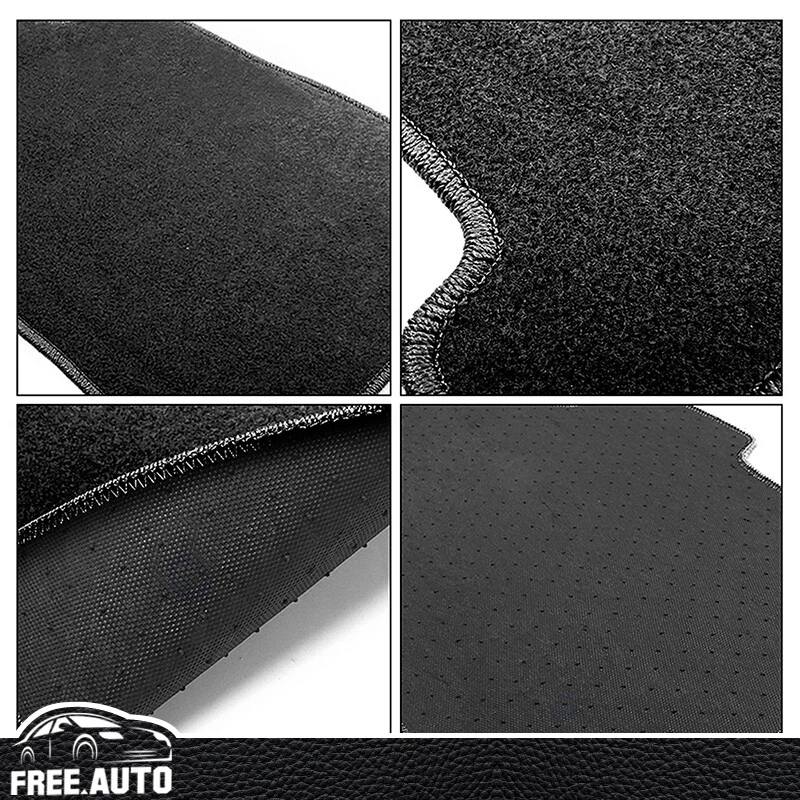 Alfombrillas para 98-05 Benz W220 Clase S 4 piezas alfombras delanteras y traseras nailon negro Foto 4 de 4