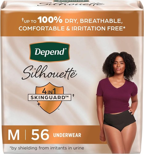 Depend Silhouette Incontinence Postpartum Underwear for Women Maximum S/M/L/XL ✅ - Picture 7 of 12