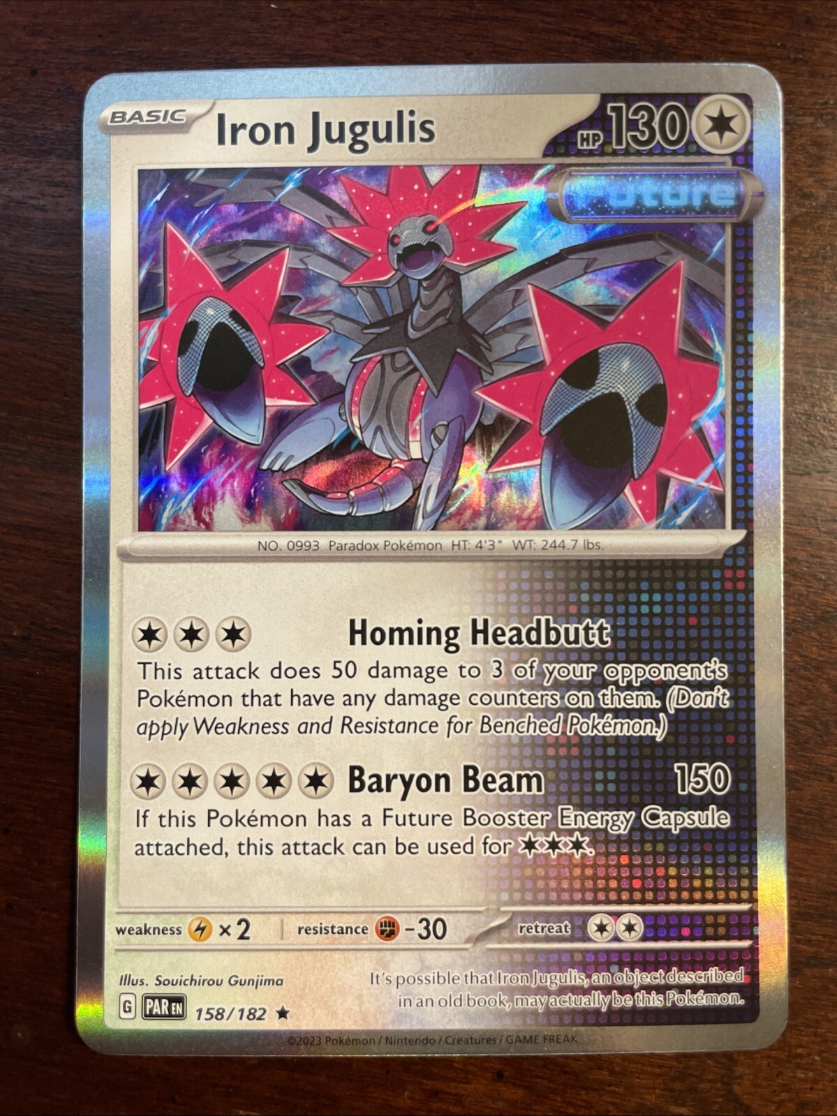 Iron Jugulis 158/182 - Sv04: Paradox Rift Holo (NM)