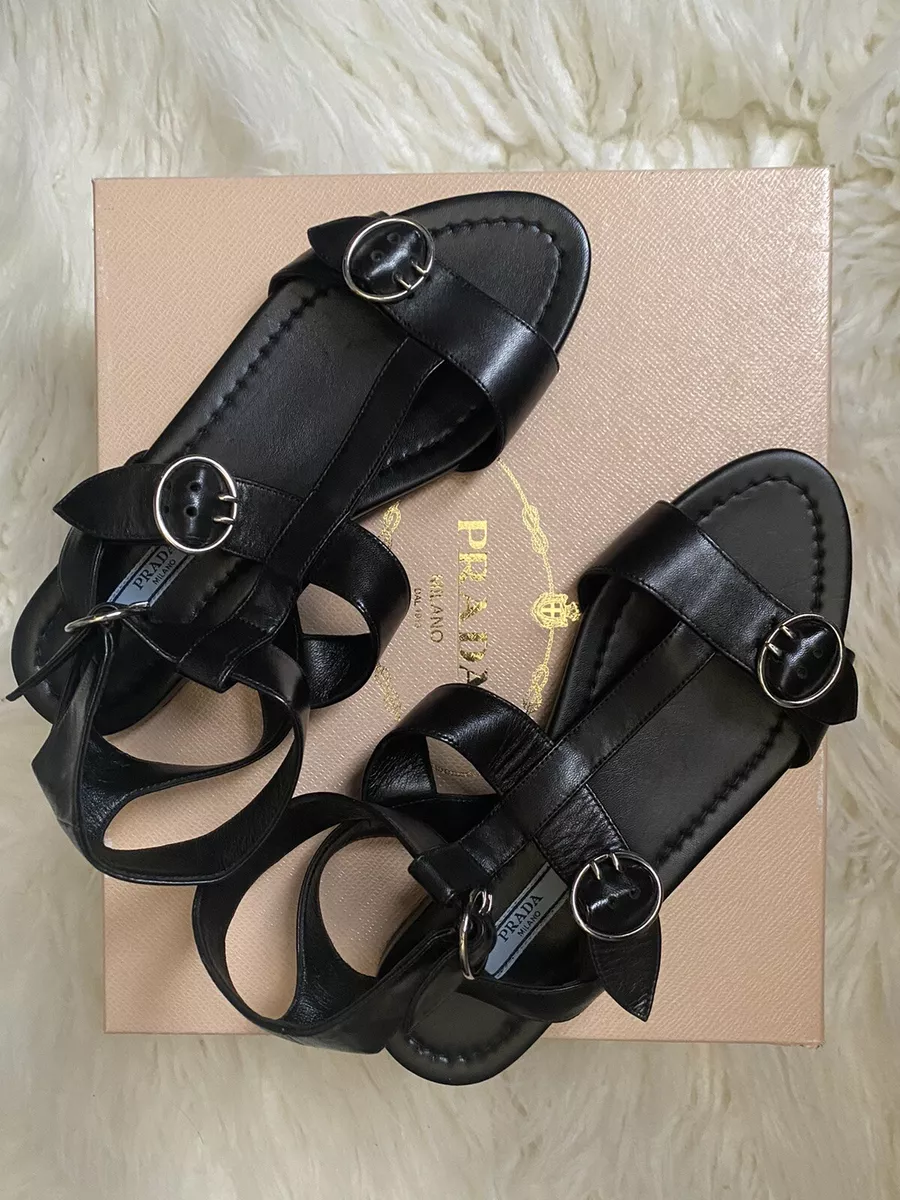 Prada milano sandals hot sale