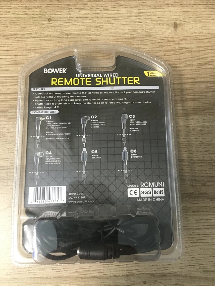 Bower Model-RCWUNI Universal Wireless Remote Shutter Release - Image 2 of 2