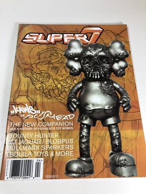 Super 7 Magazine Lot of 2 Issues Japanese Vinyl Toys KAWS