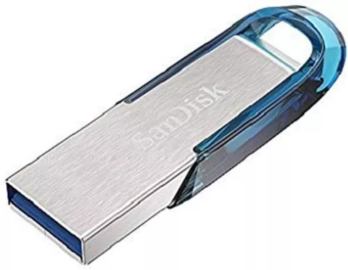 SanDisk Ultra Flair 64 GB USB 3.0 Flash Drive, Up to 150MB/s read - Blue