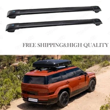2PCS Crossbar Fits For Hyundai Santa Fe 2024+ Cross Bar Roof Rack black Bars