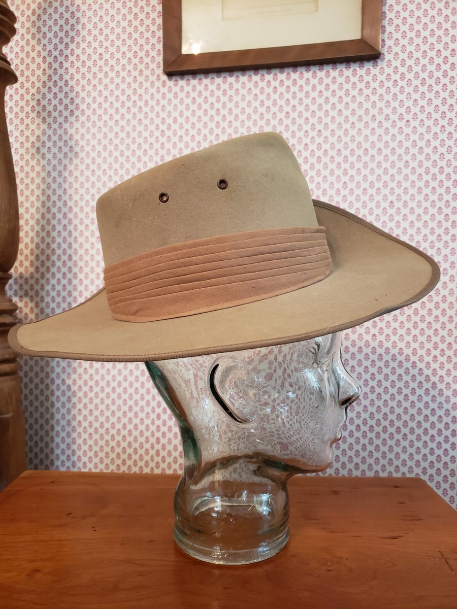 AKUBRA／ヴィンテージ／ラビットファー／テンガロンハット／オーストラリア製 Akubra Imperial Quality 