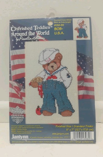 cherished teddies cross stitch