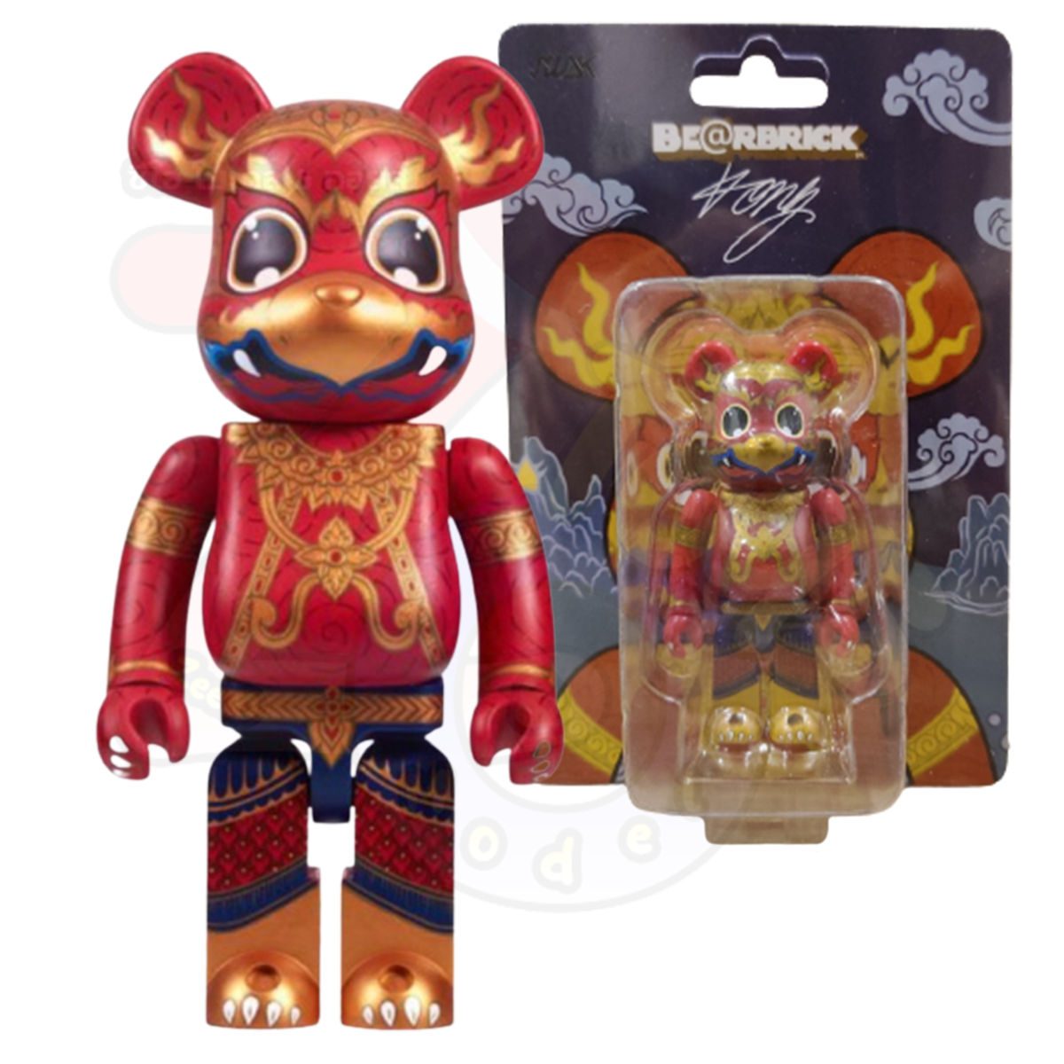 Bearbrick 100% Garuda Red Medicom Be@rbrick (Thailand Exclusive 