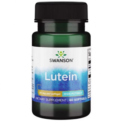 Swanson, Lutein - High Potency, 20mg, 60 Weichkapseln - Blitzversand
