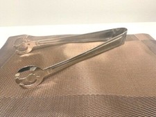 Silver 12" Serving Tongs - New- 1 Each New Rim Oneida