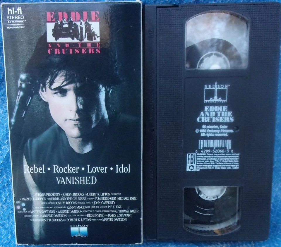 Eddie And The Cruisers I & II VHS Video Lot VTG Music Eddie Lives Michael Pare - Image 3 of 4