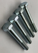 M10-1.50 x 75 Class 10.9 Hex Cap Screws Bolts Zinc Plated Qty.4 (23D128)