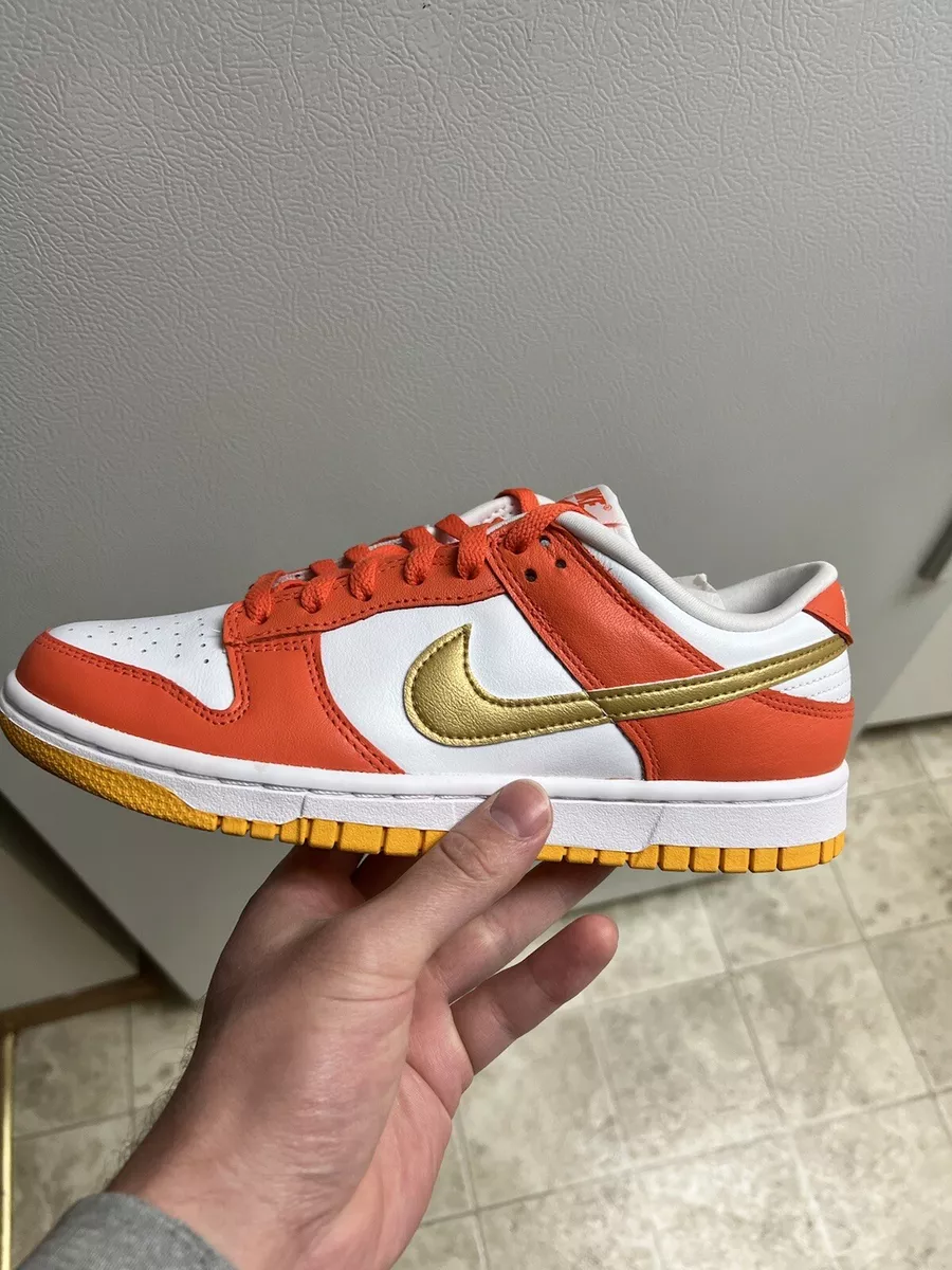 DS Nike Dunk Low Orange University Gold - 8W/6.5M With Laces & Box - Brand  New!!