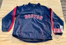 Majestic Boston Red Sox Jacket Cool Base MLB Team Authentic Size Large NEW