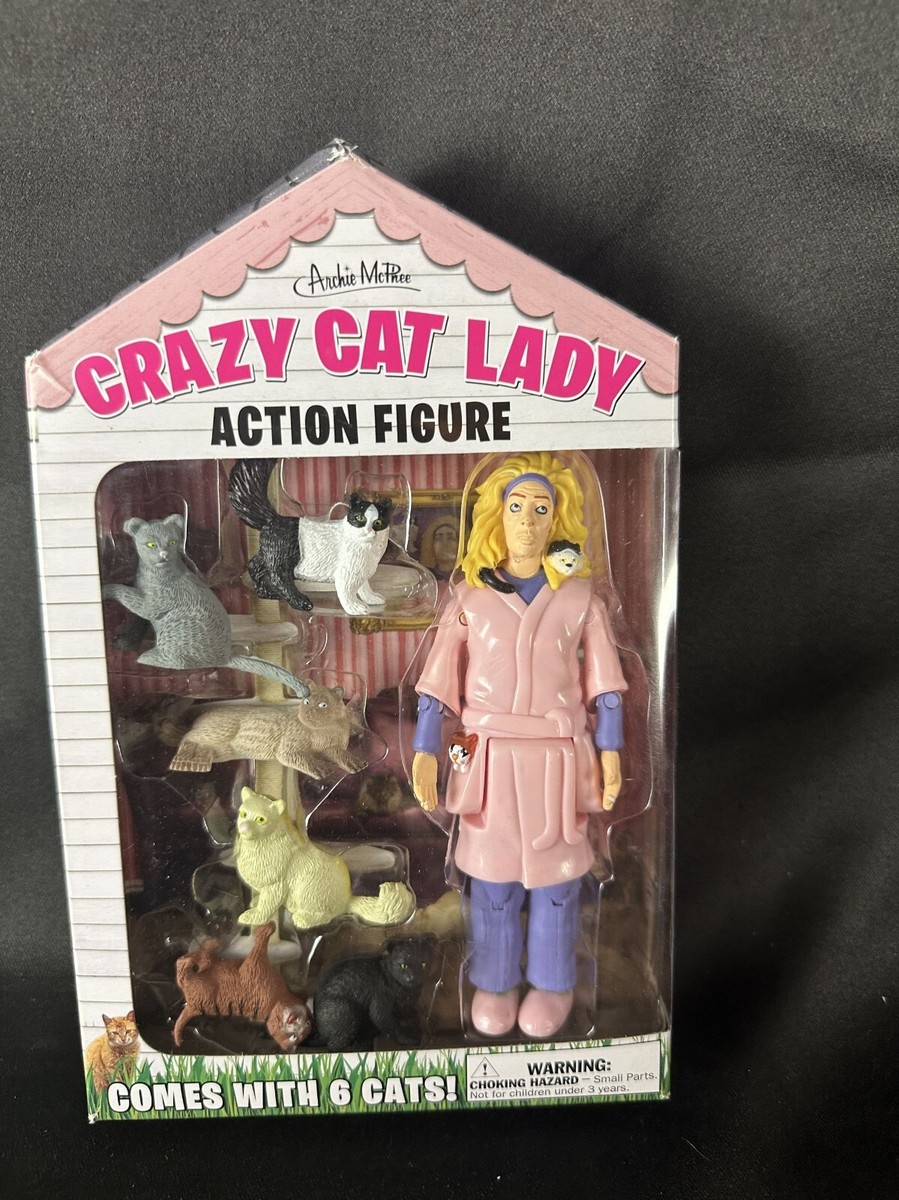 Accoutrements Crazy Cat Lady Action Figure for sale online | eBay