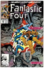 FANTASTIC FOUR #347 - DECEMBER 1990 - HIGH GRADE COPPER AGE MARVEL COMICS ISSUE