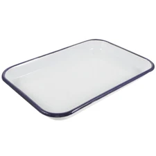 Enameled Baking Pan Ceramic Food Plate Biscuits Pans Non Stick Grilling Utensils