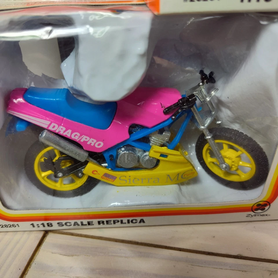 Lote de 3x Motocicletas Diecast Zee Toys 1:18 Años 90 con Caja Original Juguetes Foto 4 de 4