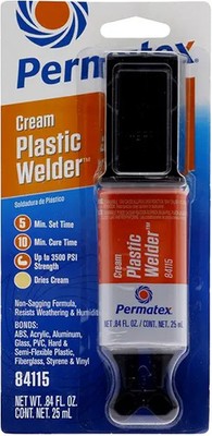 5-Minute Plastic Weld Adhesive in Black, 0.84 oz.