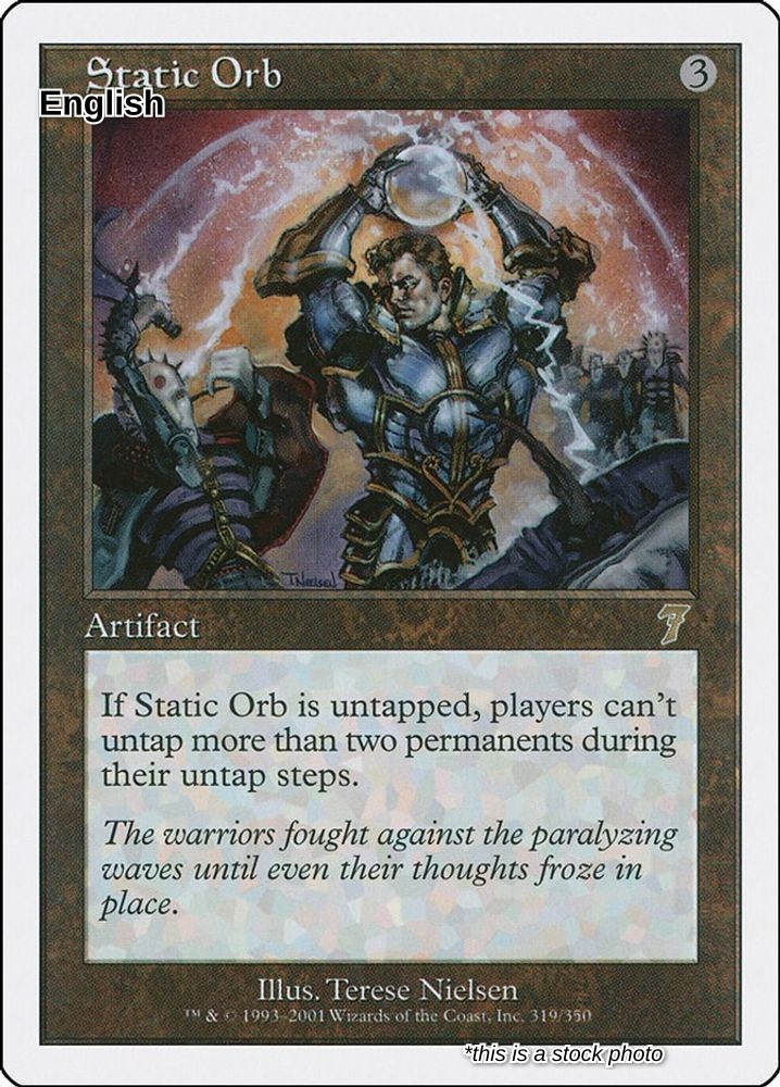 Static Orb - 7ED - LP TCG MTG