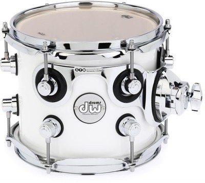 DW Design Series Mounted Tom - 7'' x 8'' Gloss White