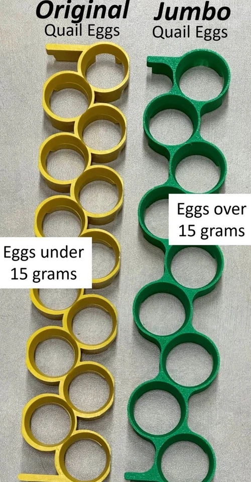 Cimuka Hatching Cabinet Incubator JUMBO Quail Egg Rack Insert (Set of 2)