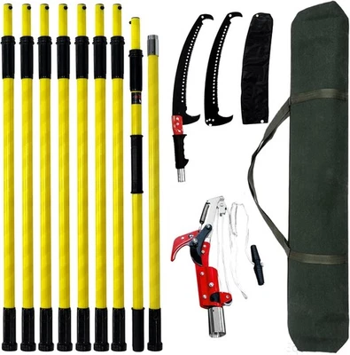 Hochentaster für Baumschnitt, 7,3-30FT Baumsäge mit verstellbarer Länge, Baumbesatz - Bild 1 von 4