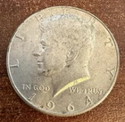 1964 D 50C Kennedy Half Dollar Silver Coin