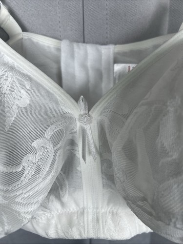 Lunaire 42DD 13214 weißer Versailles nahtloser Jacquard BH NEU mit Etikett - Bild 4 von 11