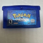 Pokemon: Sapphire Version (Game Boy Advance) GBA Authentic * Has Dry Battery *