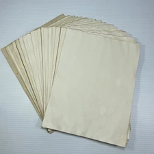 30 Tea Hand Dyed Copy Paper 8.5"  X 11" Tan Light brown  junk journal supply