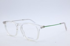 NEW DIESEL DL5313 026 CRYSTAL CLEAR GREEN SILVER EYEGLASSES FRAME 51-17-145