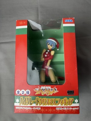 SEGA VTG Evangelion Rei Ayanami Christmas Figure OS Red Excellent 2002 HG Prize